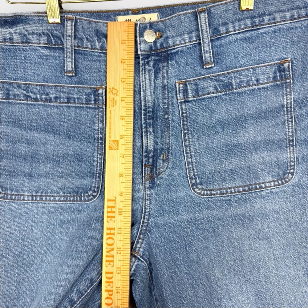 Madewell The Perfect Vintage Wide Leg Jeans Womens 32 Fit 34x31 Blue Denim Baggy - Picture 12 of 15